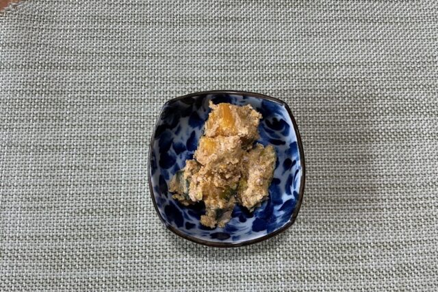 カボチャの炒りぬか胡麻和え⭐︎