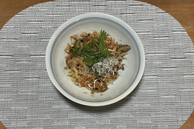 切干大根とじゃこの混ぜ寿司