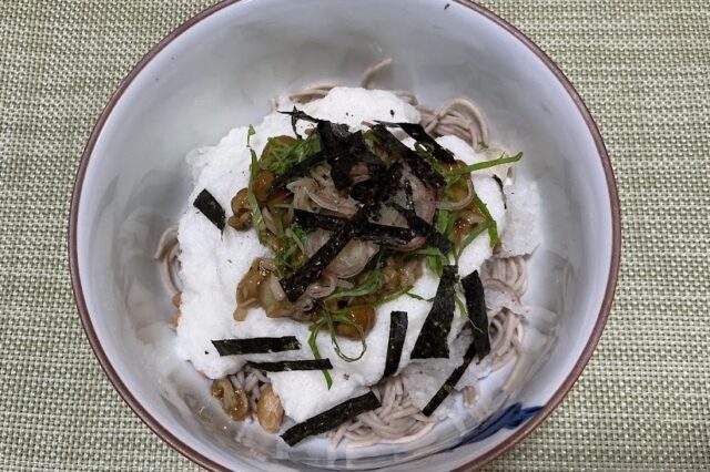 とろねばぶっかけおろし納豆そば