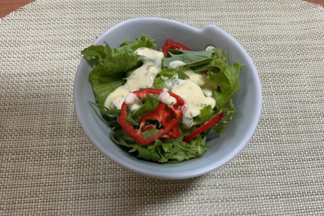 野菜サラダ《クリーミーハーブドレ》