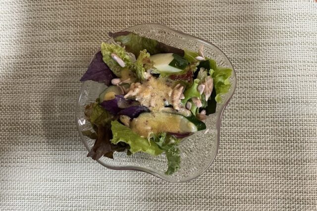 野菜サラダ《豆乳マスタードドレ》⭐︎