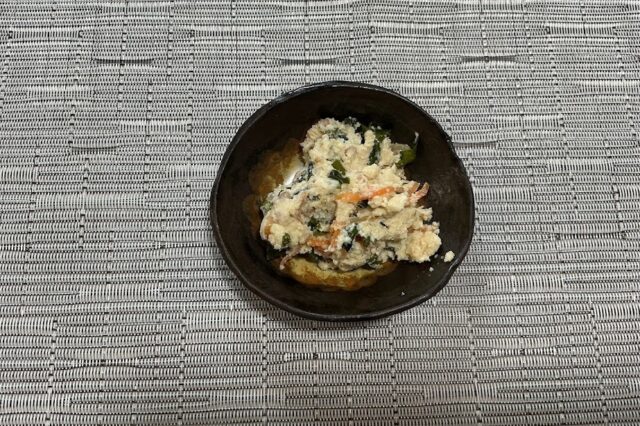 おから入り高きびとワカメの白和え⭐︎