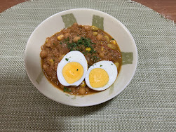 おからのメキシカンチリコンカン(ゆで卵添え)