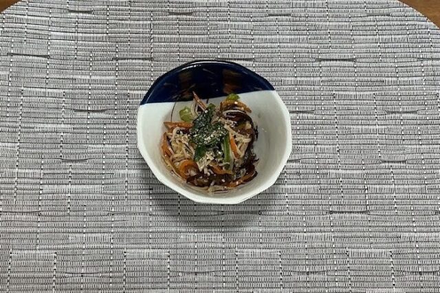 青菜ときのことじゃこのお浸し