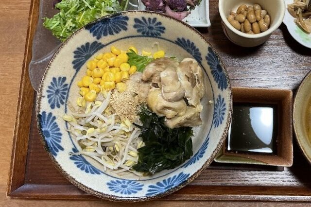 春雨の冷やし中華風(鶏むね肉)