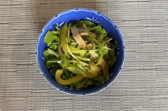 高野豆腐入りサラダ《醤油マヨドレ》⭐︎