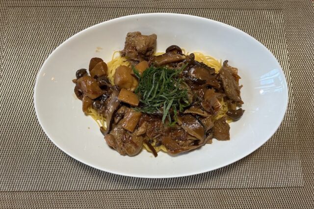 鶏ときのこの和風パスタ⭐︎