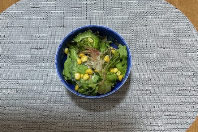 野菜サラダ《玉ねぎ味噌ドレ》⭐︎