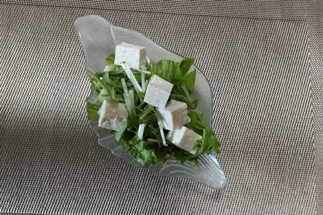 豆腐サラダ《コチュジャン味噌ドレ》