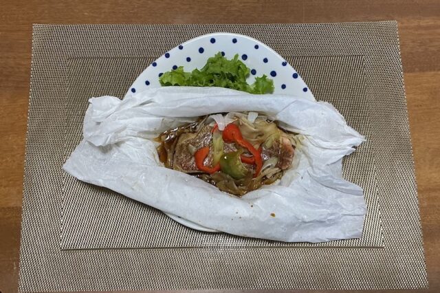 魚の包み蒸し⭐︎
