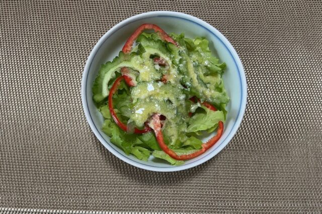野菜サラダ《豆乳柚子胡椒ドレ》⭐︎