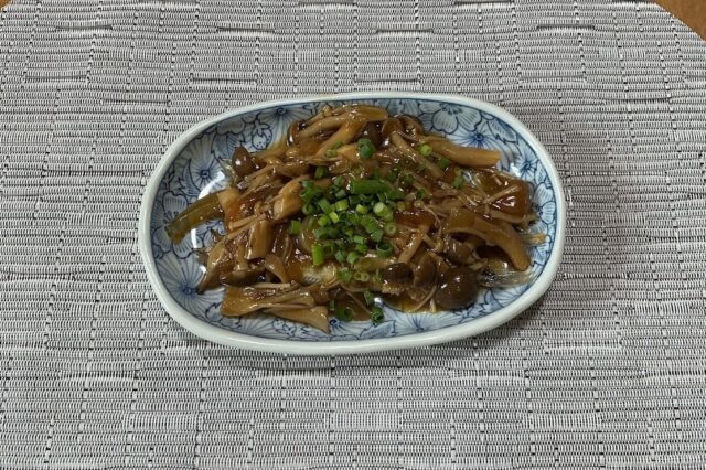 蒸し魚のきのこあんかけ