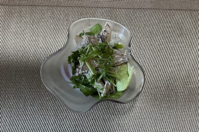 ごぼうとひじきの梅マヨサラダ★