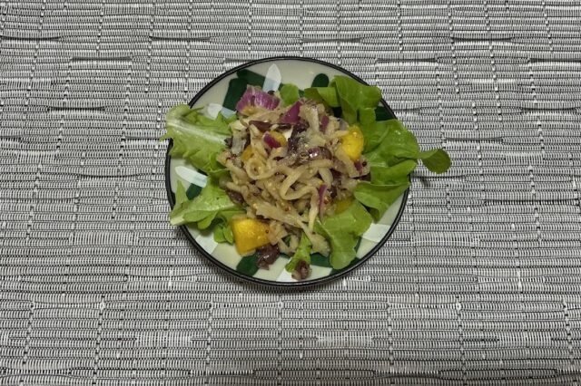 切干大根と小豆のマリネ
